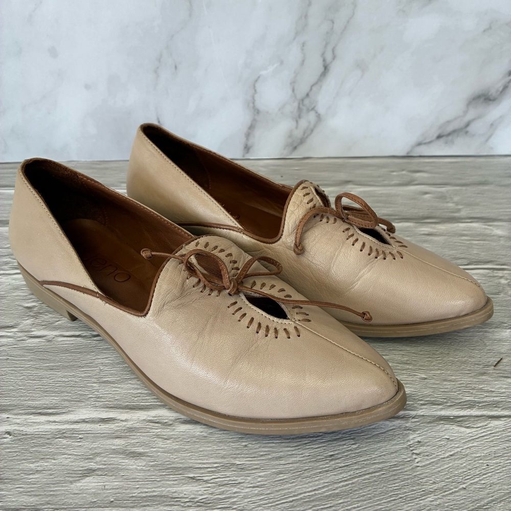 Bueno Baja Light Tan Slip On Loafer Shoe Size EU36